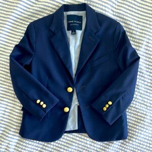 Boys Janie and Jack Navy Blazer, Size 4